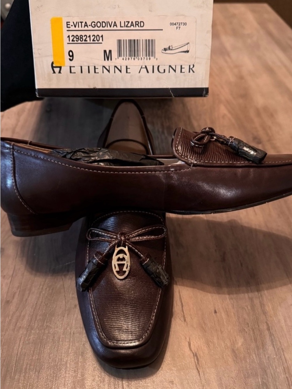 ETIENNE AIGNER E-VITA-GODIVA LIZARD